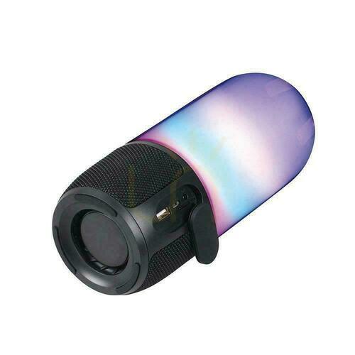 Jelölje be V-TAC vezeték nélküli intelligens LED hangszóró Bluetooth 2x3W USB Micro SD fekete VT-7456