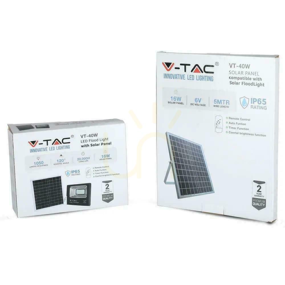 Előadás V-TAC napelemes LED projektor 16W fekete IP65, távirányító, időzítő VT-40W 4000K 1050lm V-TAC napelemes LED projektor 16W fekete IP65, távirányító, időzítő VT-40W 4000K 1050lm