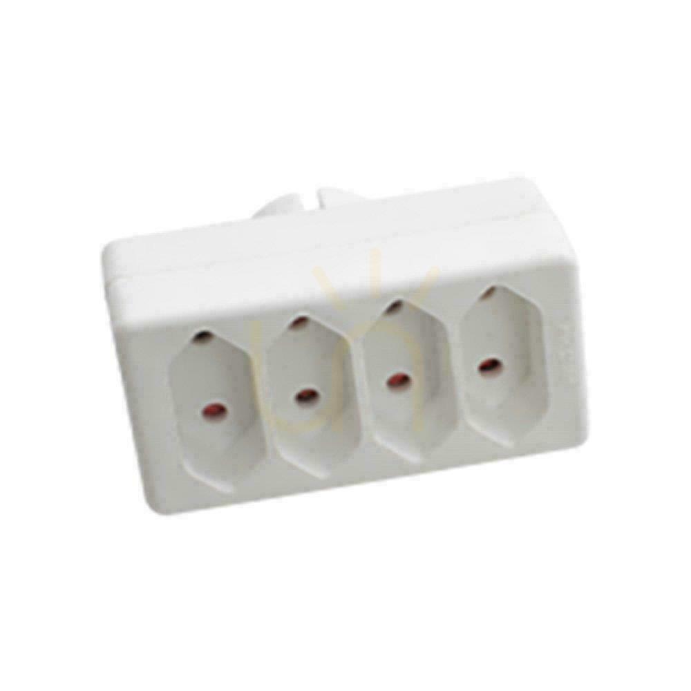 Jelölje be Osztó 4x 10A 250V V-TAC Fehér VT-1004 Osztó 4x 10A 250V V-TAC Fehér VT-1004