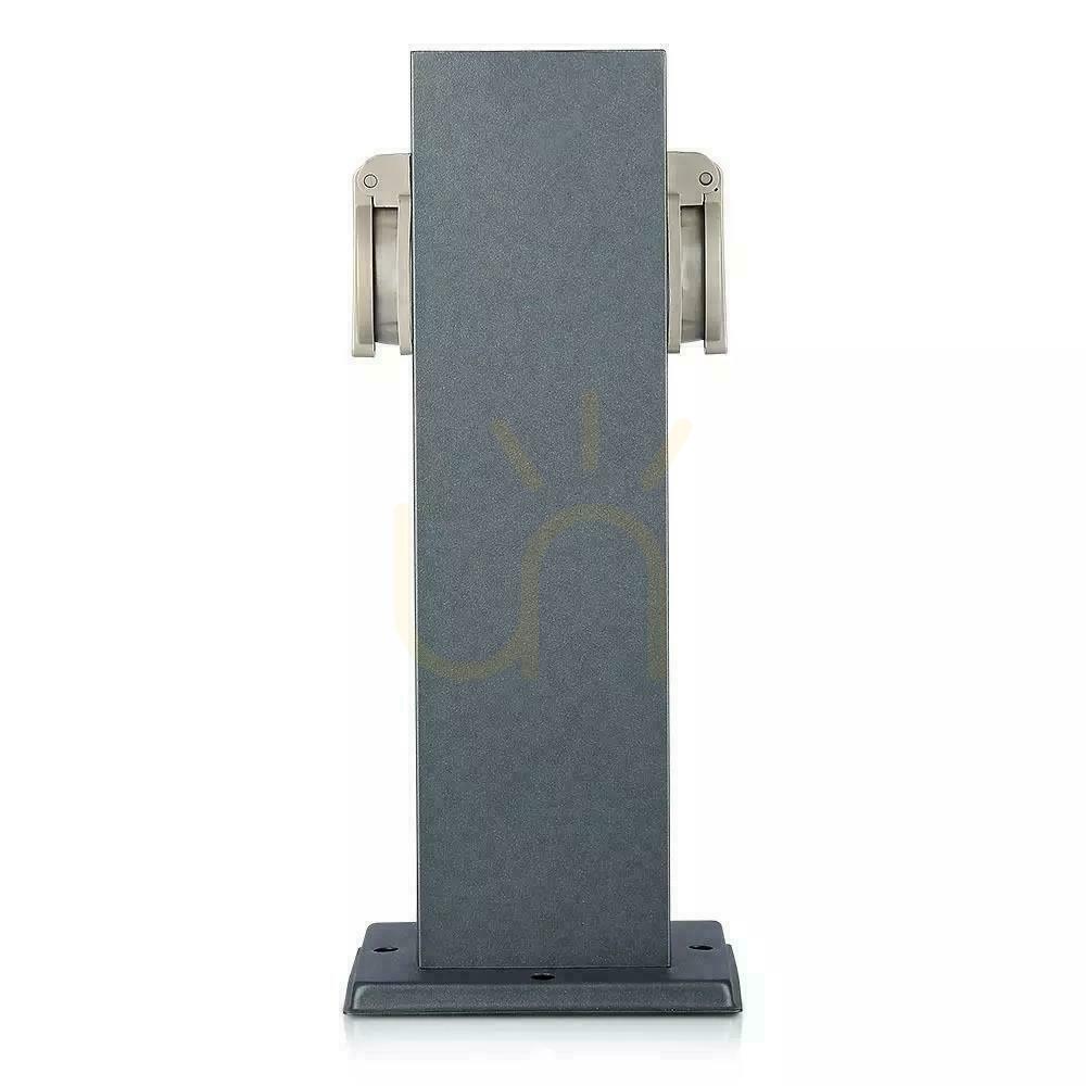 Előnézet V-TAC kerti oszlop 2 aljzat 30cm 2x16A 3600W IP44 grafit VT-1155-1 V-TAC kerti oszlop 2 aljzat 30cm 2x16A 3600W IP44 grafit VT-1155-1