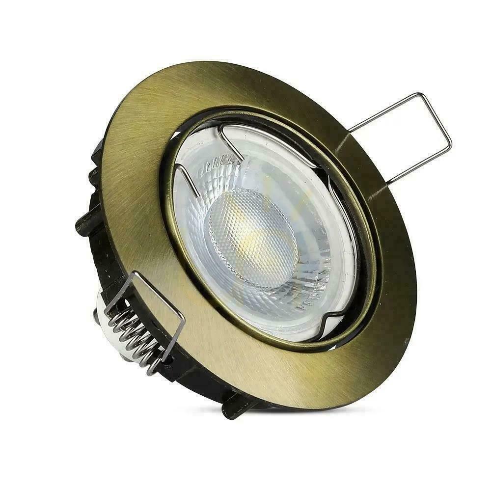 Kijelző Eyelet V-TAC GU10 kerek mozgatható arany VT-779-G 3 év garancia Eyelet V-TAC GU10 kerek mozgatható arany VT-779-G 3 év garancia