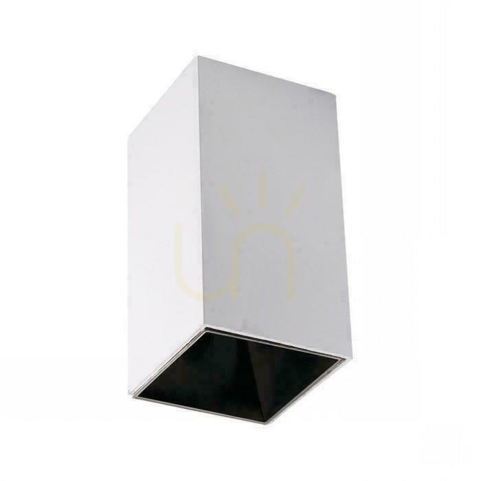 Jelölje be V-TAC GU10 négyzet alakú, felszíni mennyezeti lámpatest fehér+fekete 74x74x140mm VT-882-Q 3 év garancia V-TAC GU10 négyzet alakú, felszíni mennyezeti lámpatest fehér+fekete 74x74x140mm VT-882-Q 3 év garancia