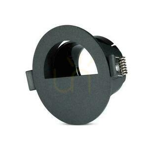 V-TAC GU10 kerek háló félkörrel Fekete VT-884 3 év garancia small 1