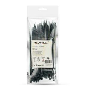 V-TAC bilincs 2.5x150mm Fekete 8kg Nylon66 (csomag). 100db) 1 V-TAC bilincs 2.5x150mm Fekete 8kg Nylon66 (csomag). 100db) small 1