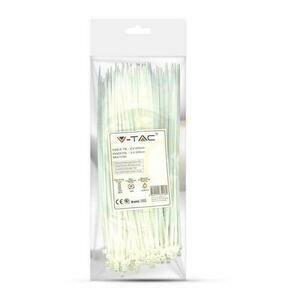 V-TAC bilincs 2.5x200mm Fehér 8kg Nylon66 (csomag). 100db) 1 V-TAC bilincs 2.5x200mm Fehér 8kg Nylon66 (csomag). 100db) small 1