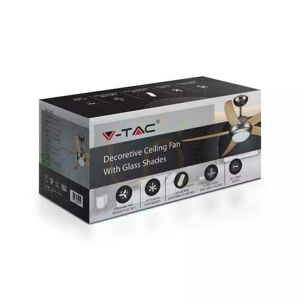 Kilátás V-TAC 132cm 2xE27 Pilot VT-6053-5 Mennyezeti ventilátor 132cm 2xE27 Pilot VT-6053-5 V-TAC 132cm 2xE27 Pilot VT-6053-5 Mennyezeti ventilátor 132cm 2xE27 Pilot VT-6053-5
