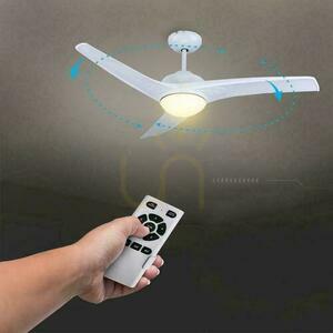 V-TAC VT-6055-3 fehér mennyezeti ventilátor, 132 cm, 15 W CCT LED, távirányító small 3