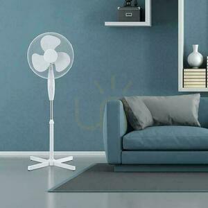 V-TAC 40W 120cm padlóventilátor 3 üzemmóddal Fehér VT-4016-3 small 1