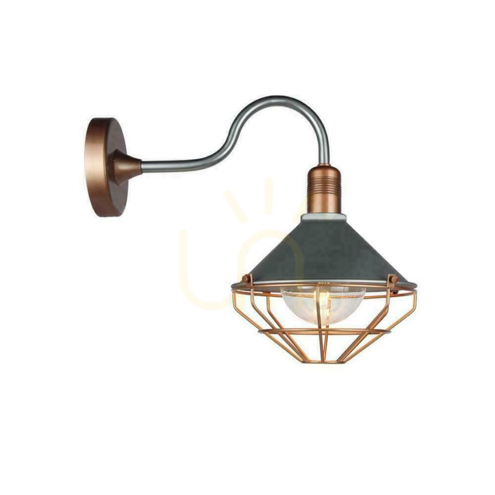 Jelölje be Fali lámpa Réz MAT Mesh LOFT IP65 V-TAC VT-720R 5 év garancia Fali lámpa Réz MAT Mesh LOFT IP65 V-TAC VT-720R 5 év garancia