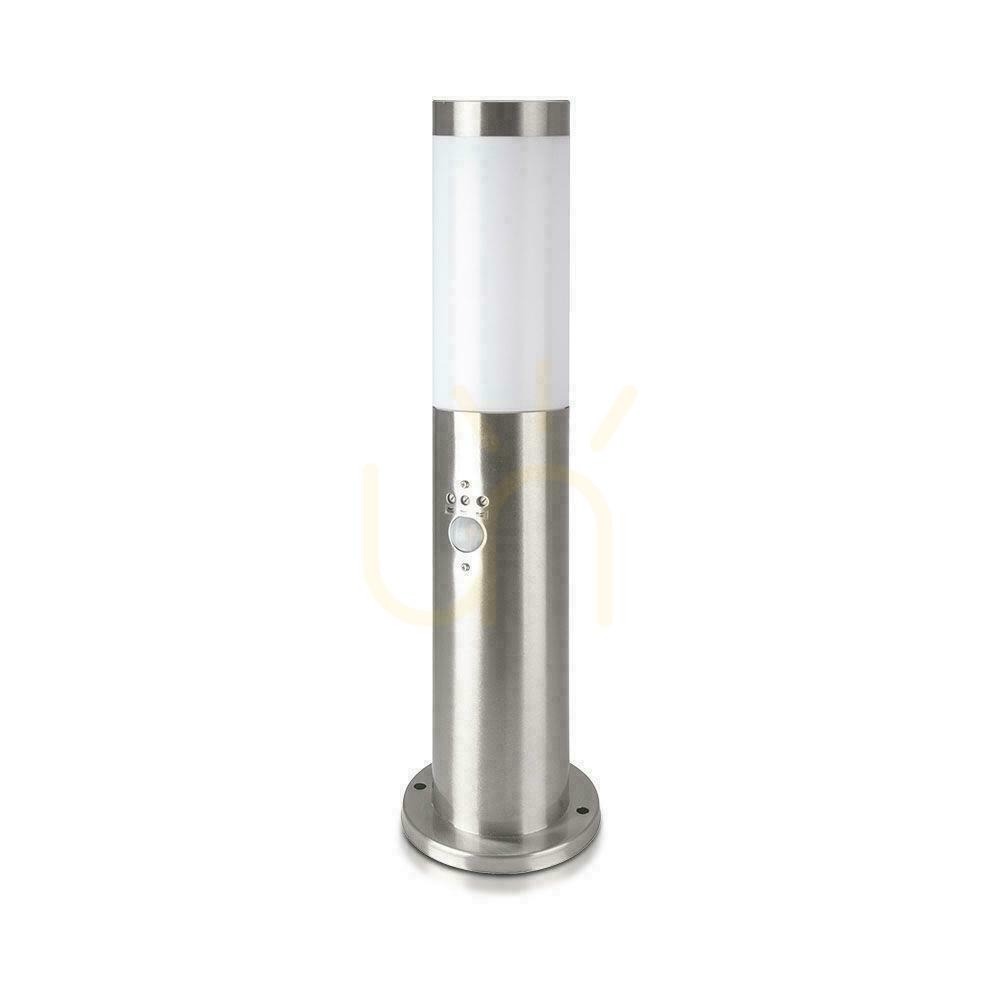 Jelölje be V-TAC 45CM csiszolt acél kerti pólus E27 mozgásérzékelő VT-838-45 V-TAC 45CM csiszolt acél kerti pólus E27 mozgásérzékelő VT-838-45