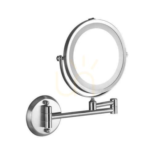Jelölje be V-TAC 3W LED-es fürdőszoba smink tükör 4xAAA Fi.17CM króm VT-7571 6400K 30lm