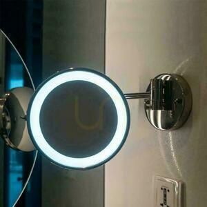 V-TAC 3W LED-es fürdőszoba smink tükör 4xAAA Fi.17CM króm VT-7571 6400K 30lm small 6