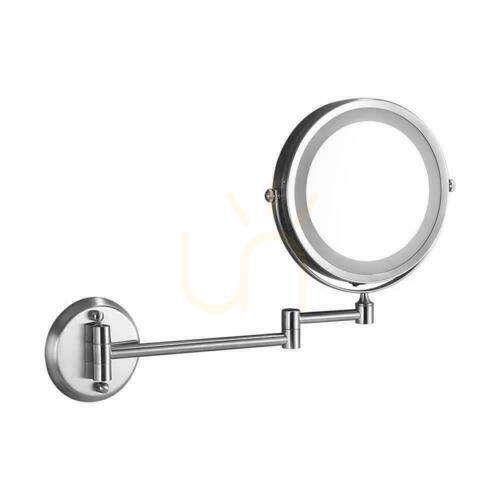 Jelölje be V-TAC 3W LED-es fürdőszoba smink tükör 4xAAA Fi.17CM króm VT-7571 6400K 30lm