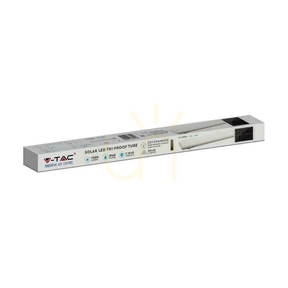 Előadás V-TAC 120cm 18W Pilot IP65 VT-120018 3000K-4000K-6400K 1000lm hermetikus napelemes LED lámpatest. V-TAC 120cm 18W Pilot IP65 VT-120018 3000K-4000K-6400K 1000lm hermetikus napelemes LED lámpatest.
