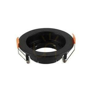 V-TAC VT-933 GU10 süllyesztett spotkeret, kerek fekete, ø10,2 cm, IP20 small 1