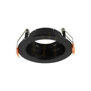 V-TAC VT-933 GU10 süllyesztett spotkeret, kerek fekete, ø10,2 cm, IP20 small 0