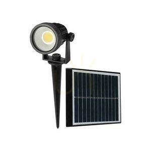 LED V-TAC Solar 2W IP65 VT-952 6400K 40lm földelt kerti meghajtású lámpatest 3 év garancia small 2