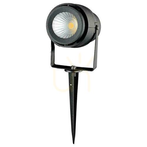 Jelölje be V-TAC 12W szürke VT-857-G 3000K 875lm LED meghajtású kerti földi lámpatest.