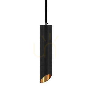 V-TAC VT-975-300 fekete-arany GU10 függeszték, Ø 5,5 cm small 1