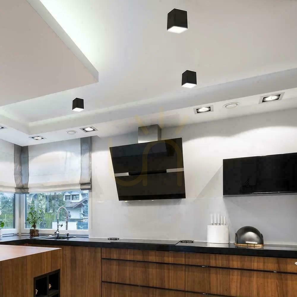Kijelző V-TAC GU10 négyzet alakú felszíni szerelés Fekete+arany 100x100x120cm VT-979SQ 3 év garancia V-TAC GU10 négyzet alakú felszíni szerelés Fekete+arany 100x100x120cm VT-979SQ 3 év garancia