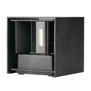 V-TAC 5W falra szerelhető fali lámpa Top Down állítható fekete négyzet IP65 Bridgelux VT-759-B 3000K 700lm small 1
