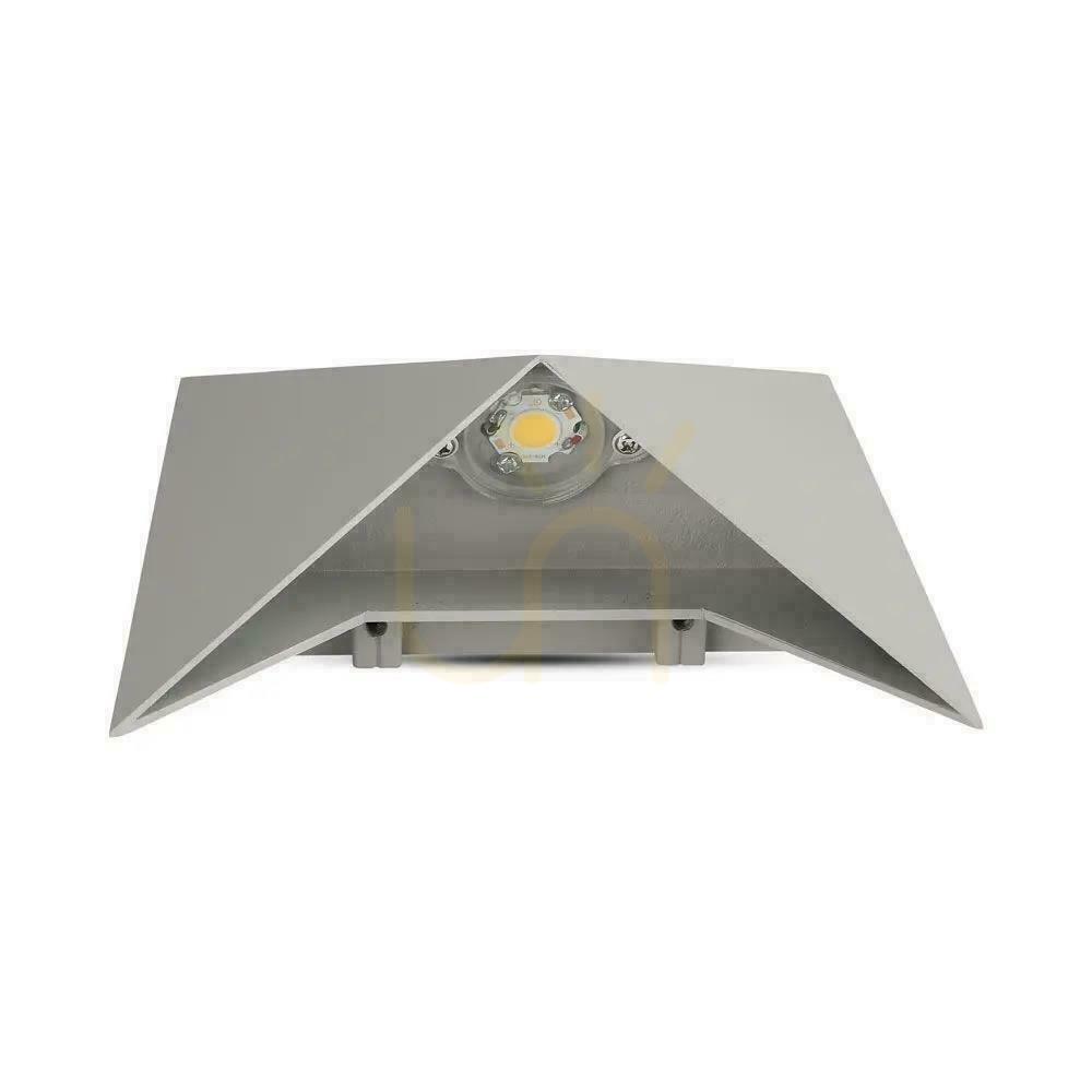Kilátás Fali lámpa V-TAC 5W LED szürke IP65 VT-825-G 3000K 568lm. Fali lámpa V-TAC 5W LED szürke IP65 VT-825-G 3000K 568lm.