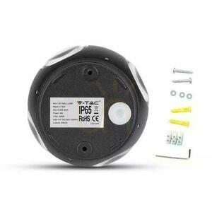 Fali lámpa V-TAC 4W LED fekete kerek IP65 VT-834-B 3000K 428lm. 3 Fali lámpa V-TAC 4W LED fekete kerek IP65 VT-834-B 3000K 428lm. small 3