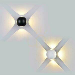 Fali lámpa V-TAC 4W LED fekete kerek IP65 VT-834-B 3000K 428lm. 4 Fali lámpa V-TAC 4W LED fekete kerek IP65 VT-834-B 3000K 428lm. small 4