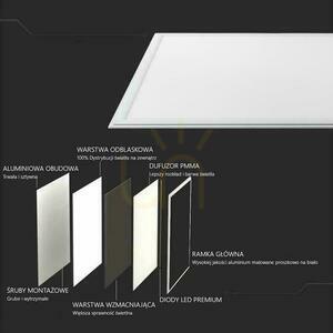 V-TAC VT-12031-N LED panel 120x30 cm 29W 3960lm 4000K CRI80 IP20 fehér small 3