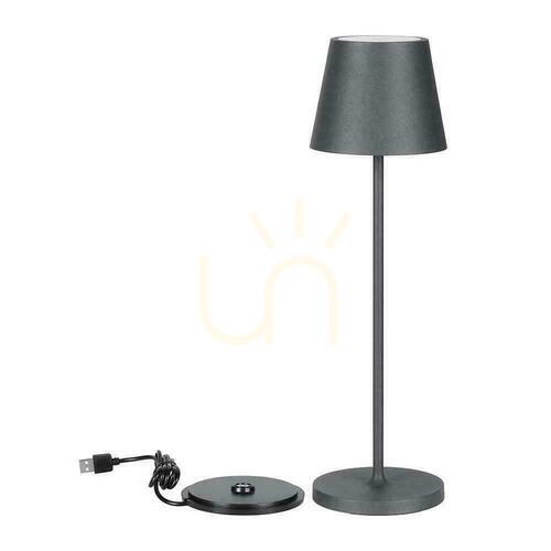 Jelölje be V-TAC 2W LED töltés Dimmelhető éjjeli lámpa IP54 szürke VT-7522 3000K 200lm.