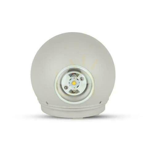 Jelölje be Fali lámpa V-TAC 4W LED szürke kerek IP65 VT-836 3000K 450lm.