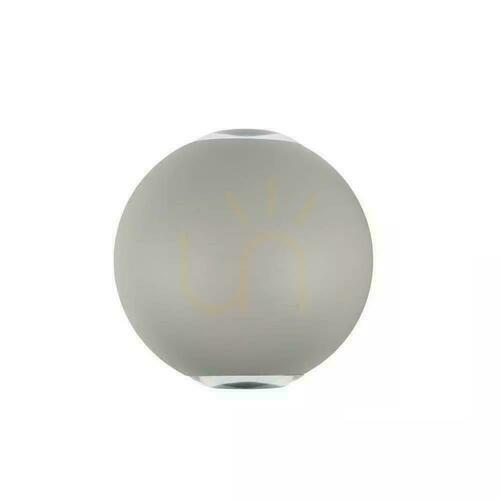 Jelölje be Fali lámpa V-TAC 4W LED szürke kerek IP65 VT-836 3000K 450lm.