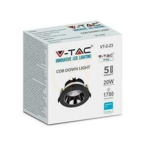 V-TAC SAMSUNG CHIP 20W Fekete Tilt VT-2-13 4000K 1780lm 5 éves garancia 4 V-TAC SAMSUNG CHIP 20W Fekete Tilt VT-2-13 4000K 1780lm 5 éves garancia small 4