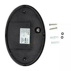 Plafond 12W LED V-TAC Ovális Fekete IP54 VT-8010-B 3000K 840lm 1 Plafond 12W LED V-TAC Ovális Fekete IP54 VT-8010-B 3000K 840lm small 1