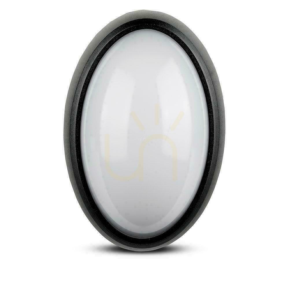 Előnézet Plafond 12W LED V-TAC Ovális Fekete IP54 VT-8010-B 3000K 840lm Plafond 12W LED V-TAC Ovális Fekete IP54 VT-8010-B 3000K 840lm