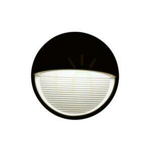 Falra szerelhető 3W LED V-TAC fekete kör alakú 230V IP65 VT-1182-B 4000K 210lm falra szerelhető. small 1