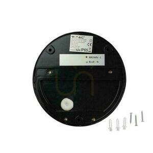 Falra szerelhető 3W LED V-TAC fekete kör alakú 230V IP65 VT-1182-B 4000K 210lm falra szerelhető. small 5