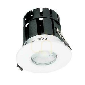 LED süllyesztett downlight V-TAC VT-7710D 10W tűzálló 90 perc, Bluetooth, CCT 2700-6500K, 850 lm, IP65, fehér small 0