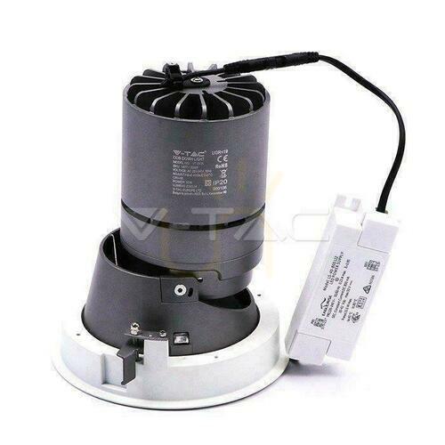 Jelölje be LED Downlight V-TAC 6W COB CREE CRI95+ UGR19 24st VT-2907 3000K 400lm 5 év garancia