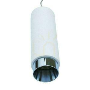 V-TAC GIPS BETON GU10 fehér/króm VT-864-CH függőlámpa 5 év garancia small 2