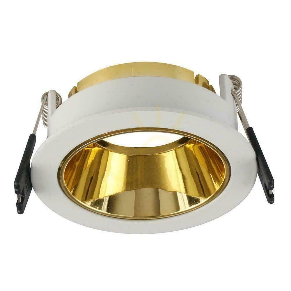 Jelölje be V-TAC GU10 süllyesztett füles fehér/arany kerek VT-872-WG 3 év garancia V-TAC GU10 süllyesztett füles fehér/arany kerek VT-872-WG 3 év garancia