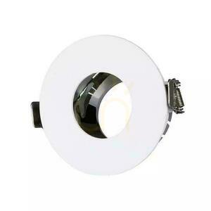 V-TAC GU10 süllyesztett füles fehér/króm kerek VT-873-WC 3 év garancia small 6