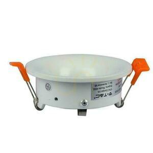 V-TAC VT-876 GU10 süllyesztett lámpakeret fehér kerek Ø8,5 cm 75 mm furat small 6