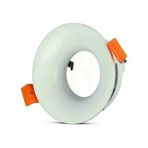 V-TAC VT-876 GU10 süllyesztett lámpakeret fehér kerek Ø8,5 cm 75 mm furat small 0