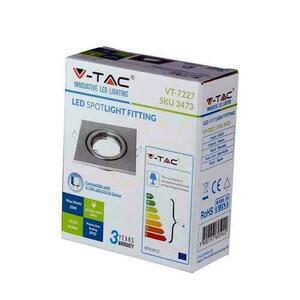 Háló V-TAC GU10 négyzet alakú mozgatható szatén VT-7227SQ-SN small 4
