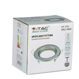 Mesh V-TAC GU10 kerek fix szatén (csomag). 2 db) VT-778-SN 3 Mesh V-TAC GU10 kerek fix szatén (csomag). 2 db) VT-778-SN small 3