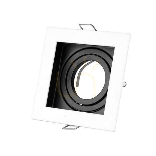Jelölje be V-TAC alumínium füles GU10 szögletes fehér/fekete VT-781SQ-WH VT-781SQ-WH