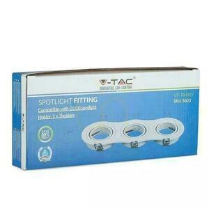 V-TAC öntött alumínium háló 3xGU10 kerek fehér VT-784RD-WH. 2 V-TAC öntött alumínium háló 3xGU10 kerek fehér VT-784RD-WH. small 2
