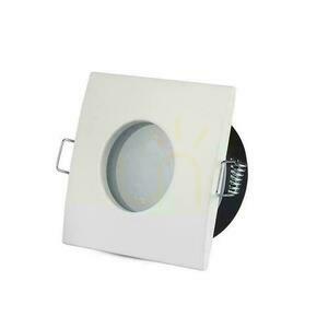 Háló V-TAC alumínium öntvény üveggel lezárt IP54 GU10 négyzet alakú 84x84mm fehér VT-787SQ-WH small 1