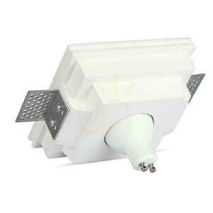 Háló V-TAC GIPS GU10 süllyesztett négyzet 120x120 fehér VT-763 small 4